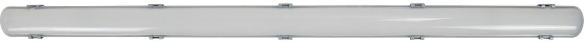 Led-deckenleuchte L: 120 Cm, Für In- Und Outdoor - Grau, Basics, Kunststoff (120/7/7,3cm)