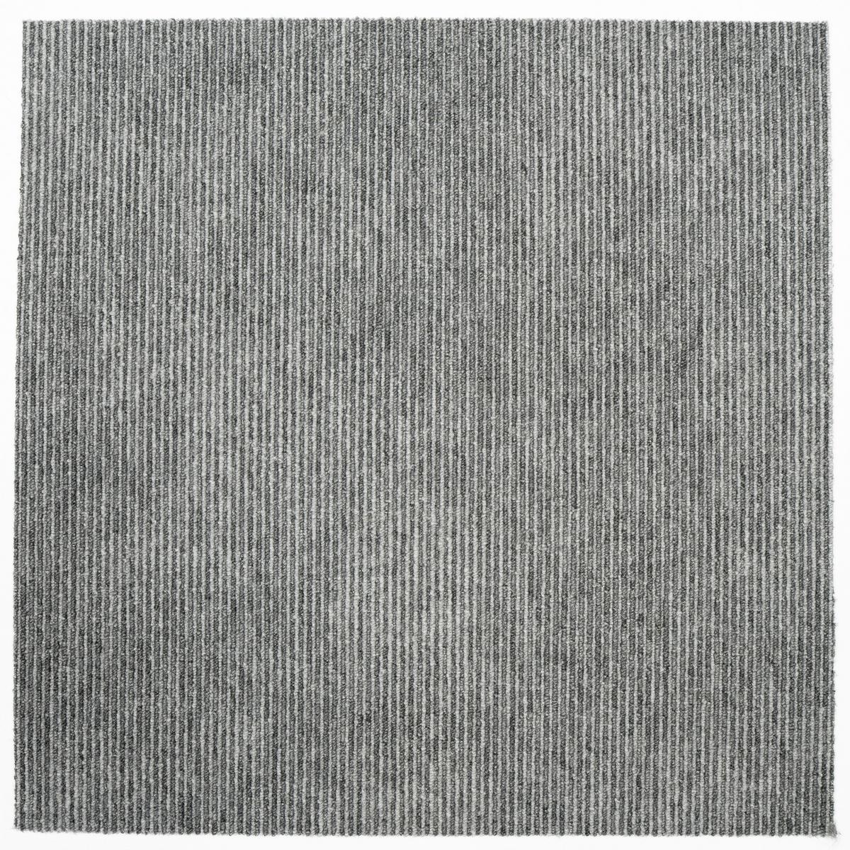 Teppichfliese Grau Marmaris 50x50 cm Florhöhe 3 mm - Grau, Basics, Textil (50/50cm)