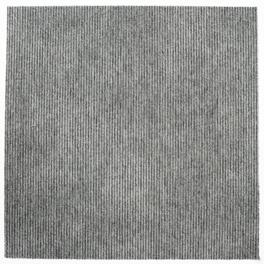 Teppichfliese Grau Marmaris 50x50 cm Florhöhe 3 mm