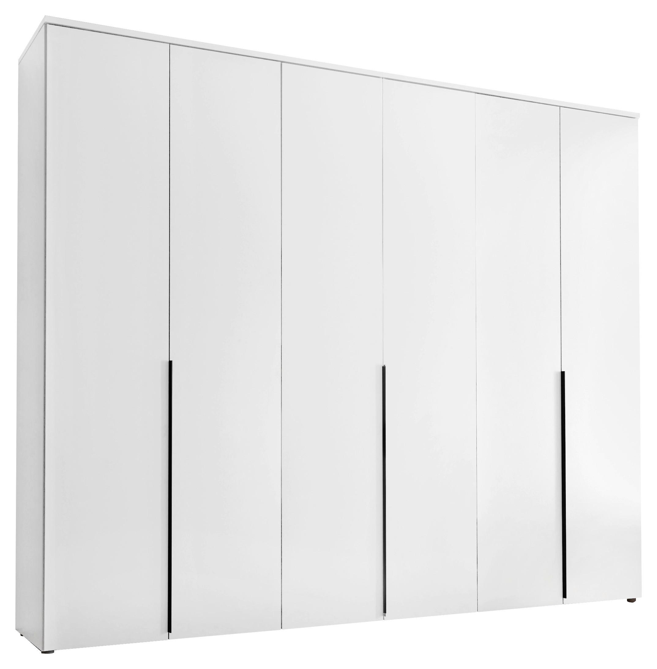 Drehtürenschrank 270 cm Kevo Weiß - Weiß, MODERN, Holzwerkstoff (270/225/52cm) - Carryhome