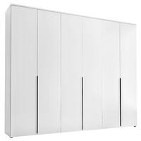 Drehtürenschrank 270 cm Kevo Weiß - Weiß, MODERN, Holzwerkstoff (270/225/52cm) - Carryhome
