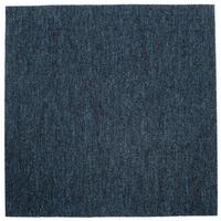 Teppichfliese Dunkelblau Sparkle 50x50cm Florhöhe 3,5mm - Dunkelblau, Basics, Textil (50/50cm)
