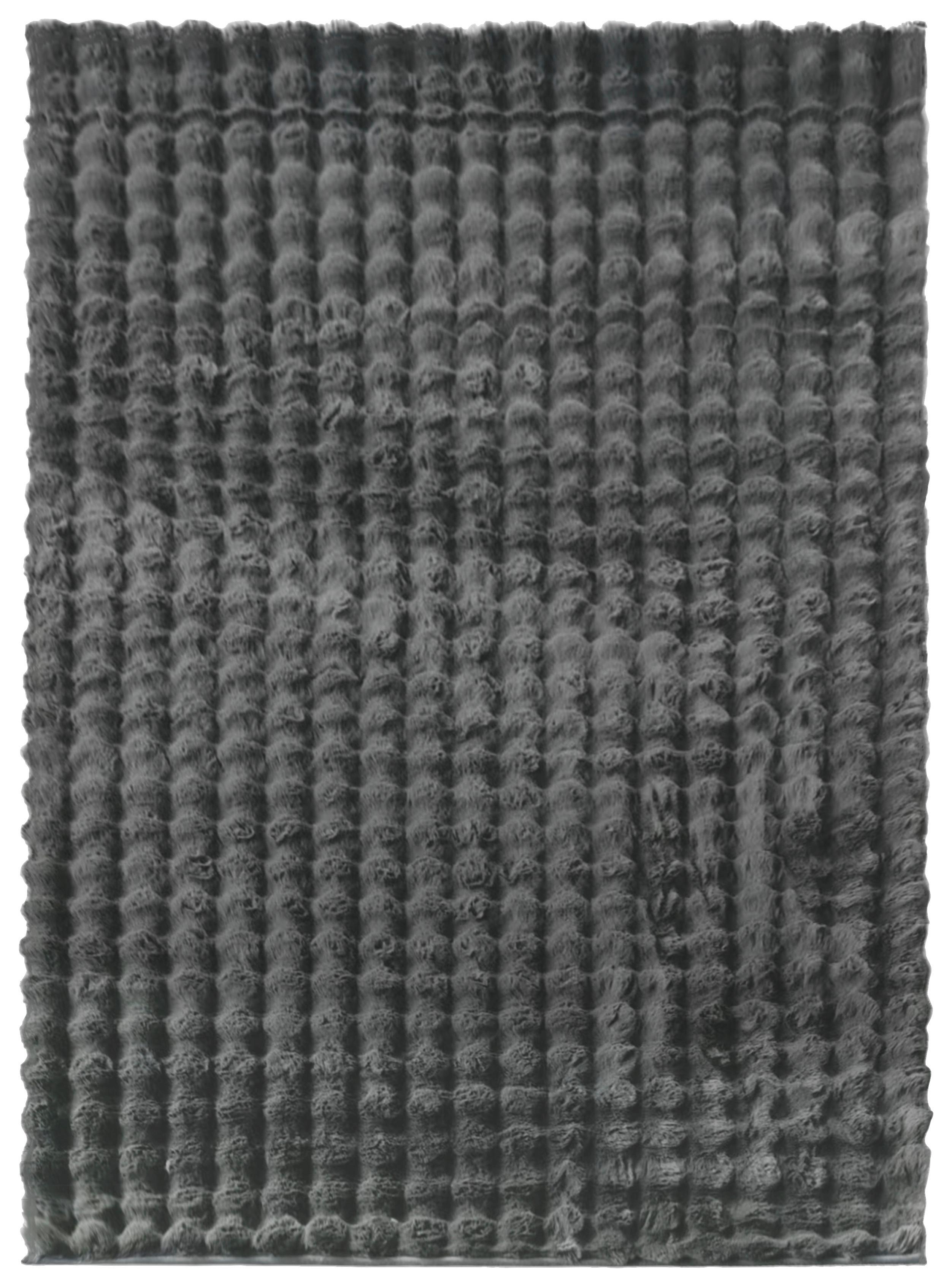 Szőrme Szőnyeg Marlene Kb. 160/220cm - antracit, Romantik / Landhaus, textil (160/220cm) - James Wood