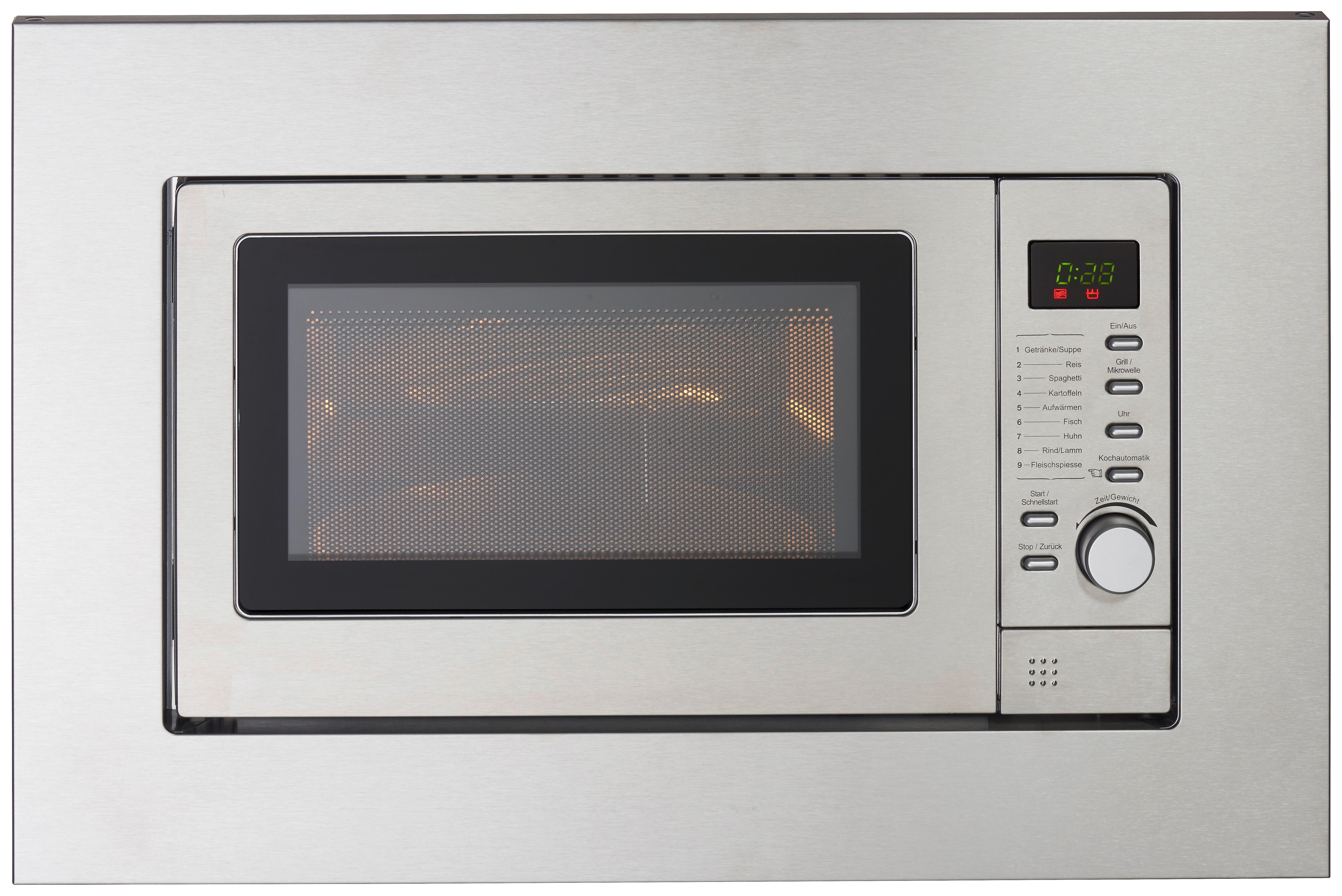 Einbau-mikrowelle Mw800.8-20g Eb 800 W B: 59,5 Cm 6 Stufen - Edelstahlfarben, Basics, Metall (59,50/39/35,40cm) - PKM