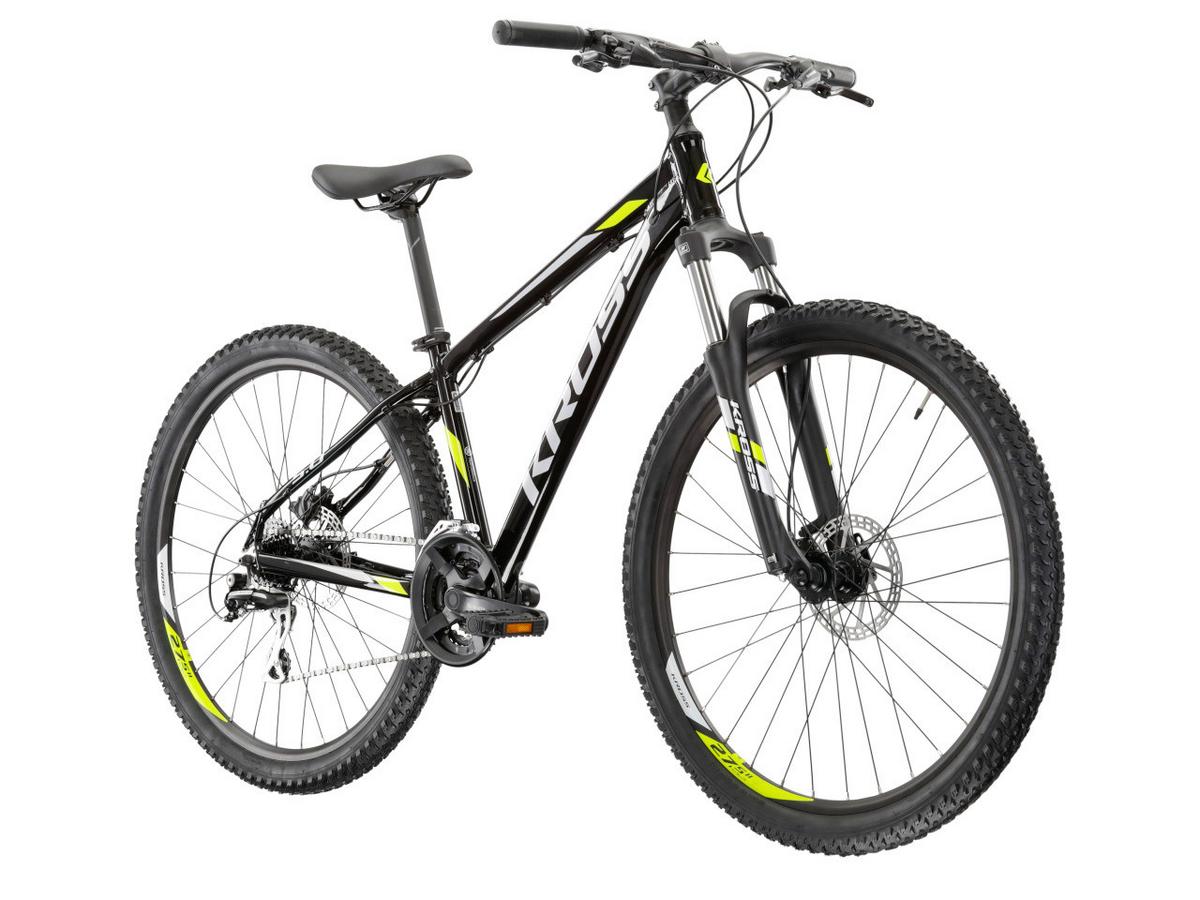 MOUNTAINBIKE KROSS HEXAGON 5.0 2023 RH-S - Gelb/Schwarz, KONVENTIONELL, Metall (180/50/110cm)