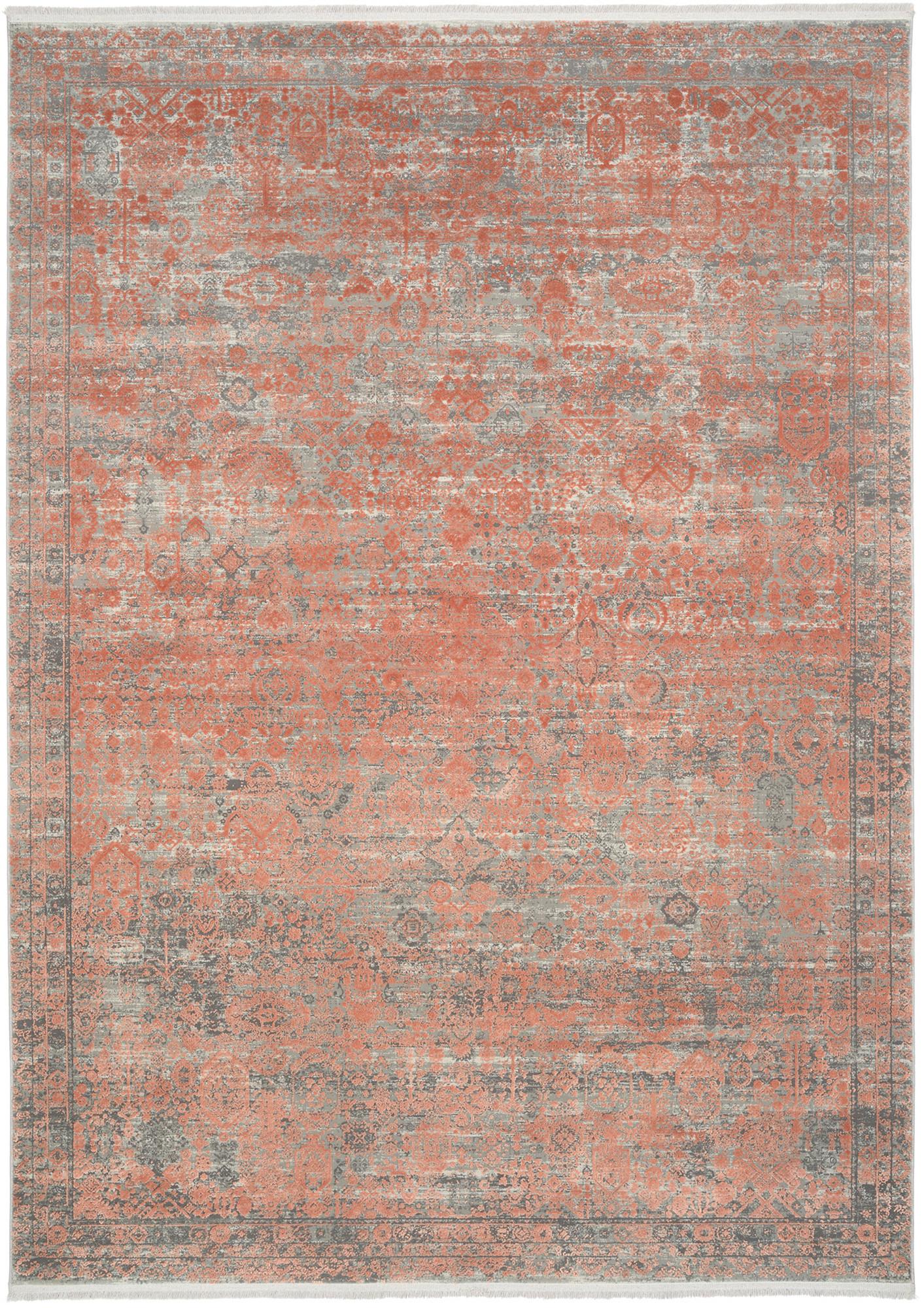 Webteppich Rosa Colore 67x130 cm - Rosa, LIFESTYLE, Textil (67/130cm) - Dieter Knoll