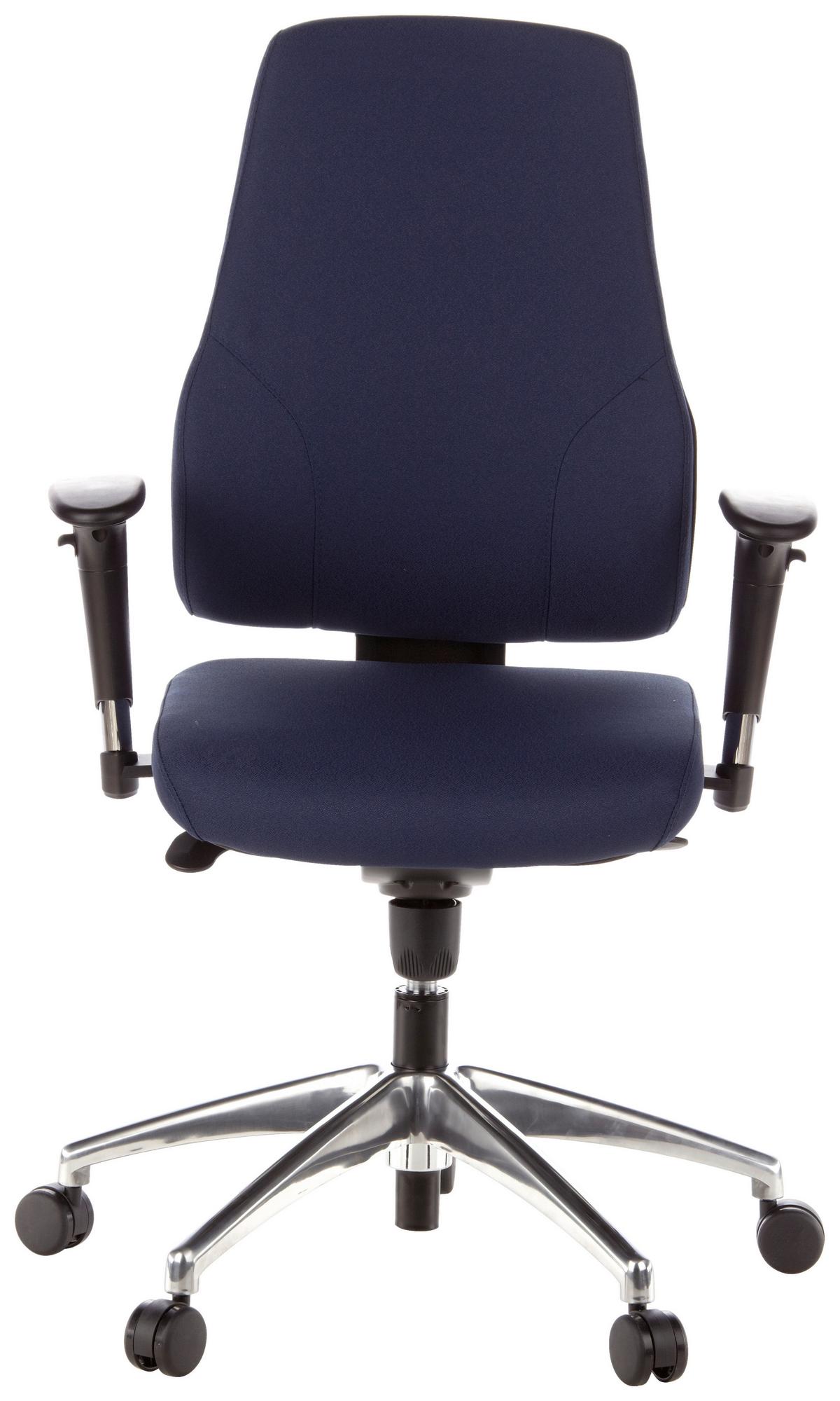 Drehstuhl Pro-Tec 200 Dunkelblau - Dunkelblau, MODERN, Kunststoff/Textil (60/126/45cm) - MID.YOU