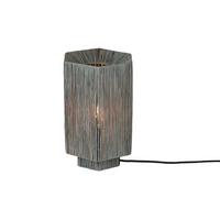 Tischleuchte Panama - Grau, Basics, Naturmaterialien (22/22/36cm) - Good & Mojo