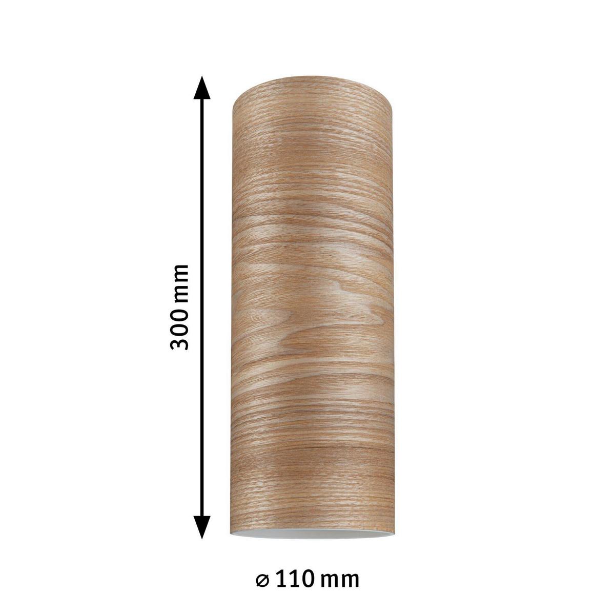 Schienensystem-Leuchtenschirm 95613 Urail Schirm Vitus - Eichefarben, Basics, Holz (11/30cm) - Paulmann