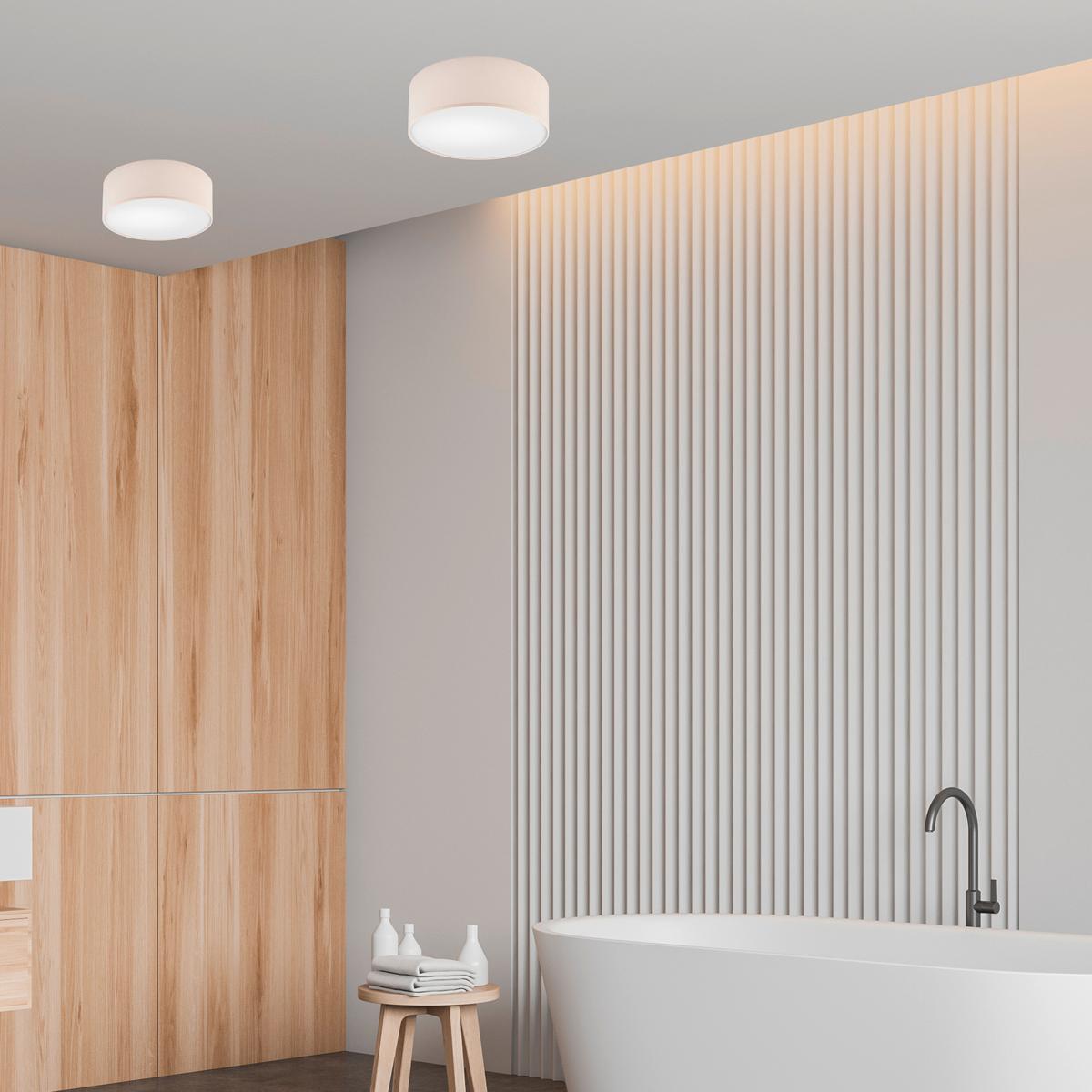 Deckenleuchte 47195 Vivian - Creme, KONVENTIONELL, Textil (13/35cm)