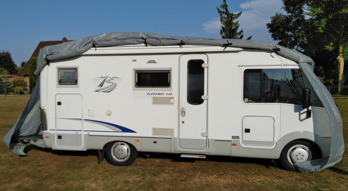 Schutzplane Abdeckplane für Wohnmobil Gr. S Grau - Grau, Basics, Kunststoff (235/275/610cm)