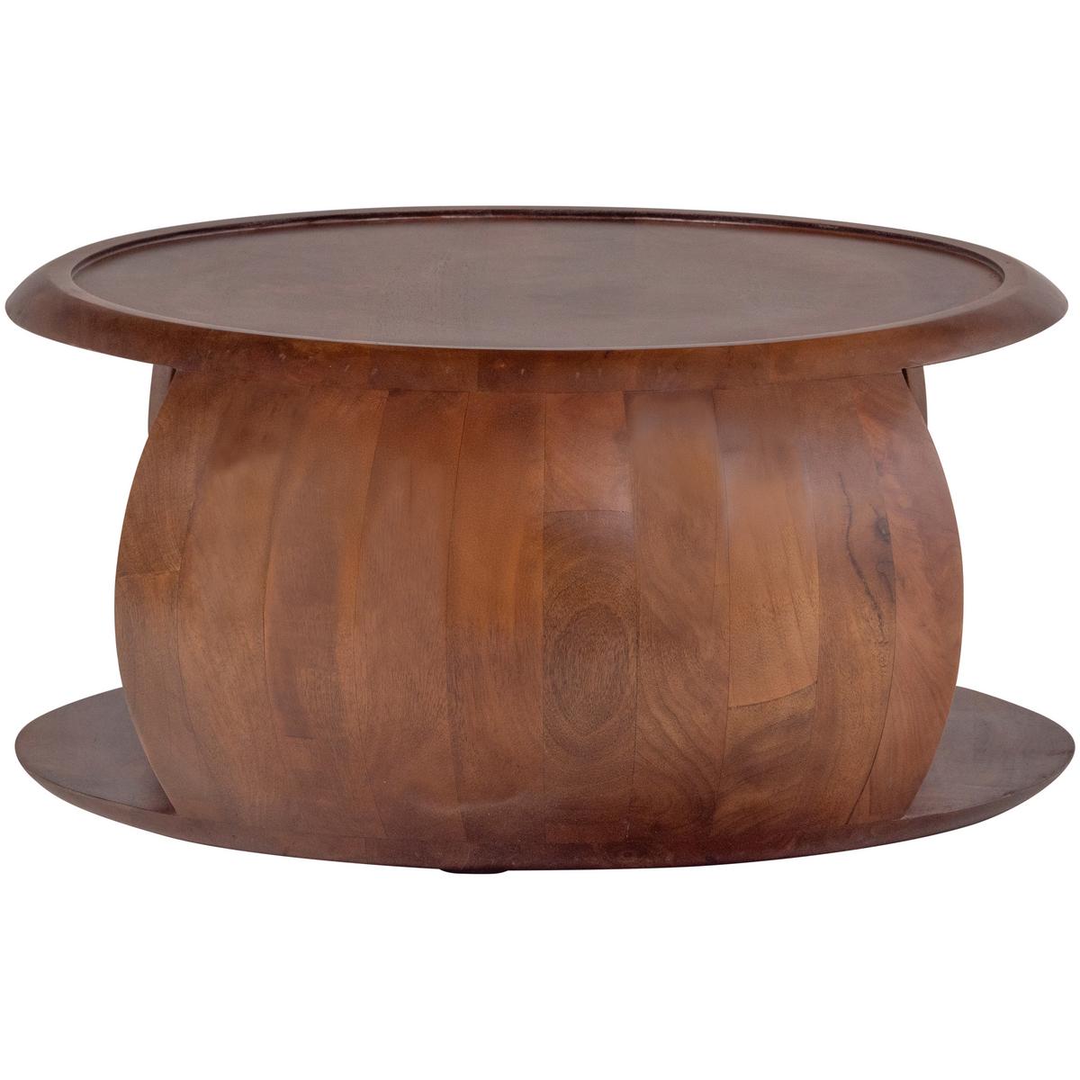 Couchtisch Cole Braun B: 72 cm - Braun, Design, Holz (72/72/36cm) - Livetastic