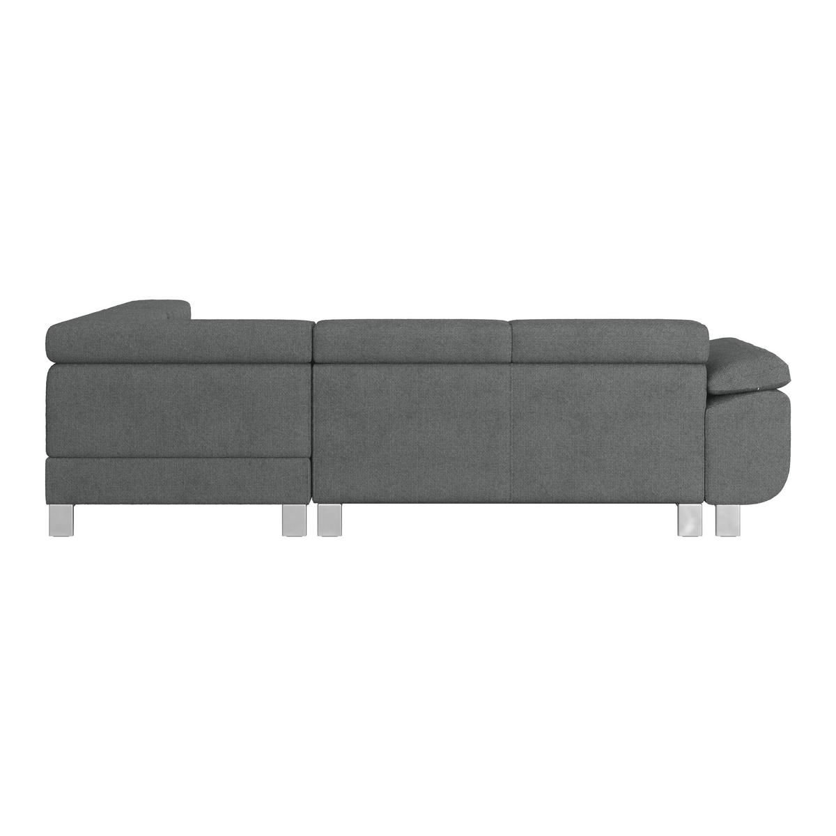 Ecksofa Savona - Anthrazit, MODERN, Textil (270/230cm) - Ondega