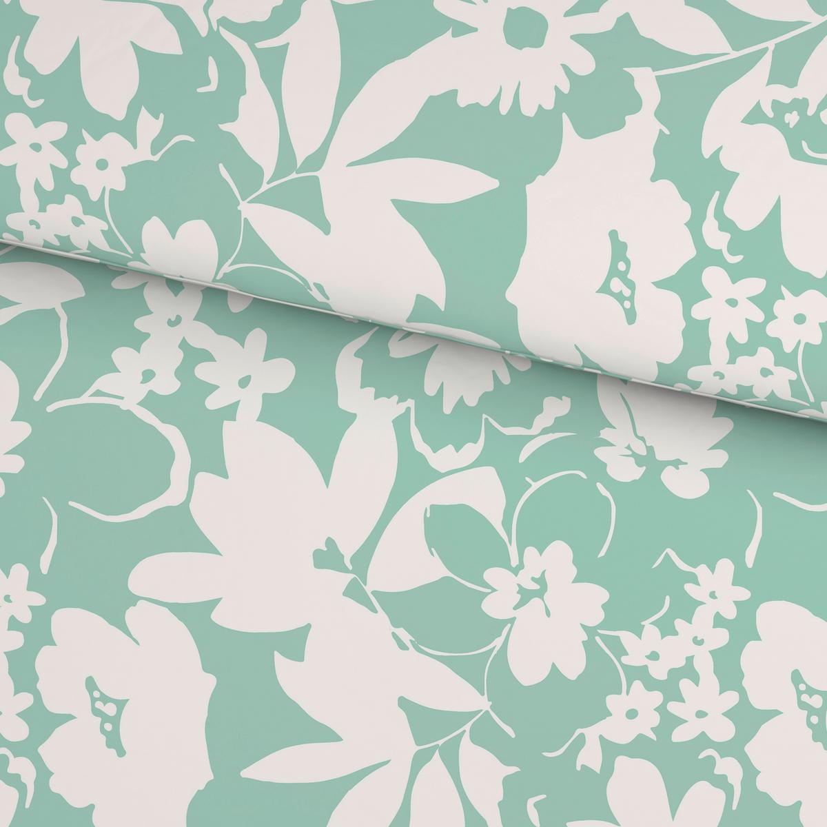 POSTEĽNÁ BIELIZEŇ FLORAL - mätovozelená, textil (140/200cm) - Mömax