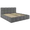 Polsterbett Cloudy Grau, Lf: 180x200 Cm - Grau, Trend, Holz/Holzwerkstoff (180/200cm) - Luca Bessoni