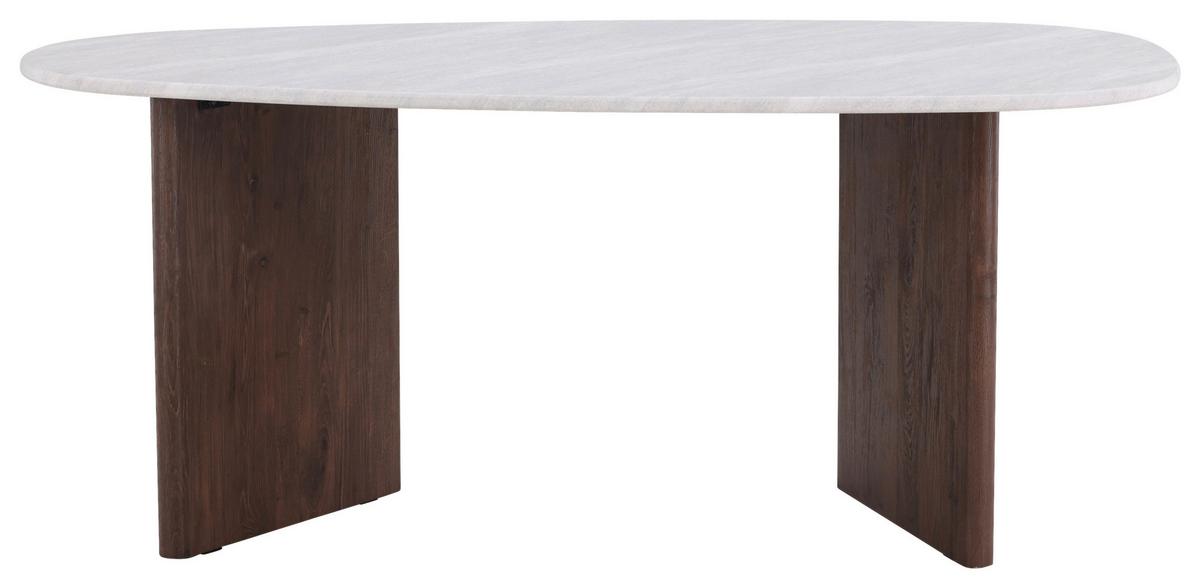 JÍDELNÍ STŮL GRÖNVIK - světle šedá/mokka, Design, kompozitní dřevo (180/90/75cm) - Livetastic