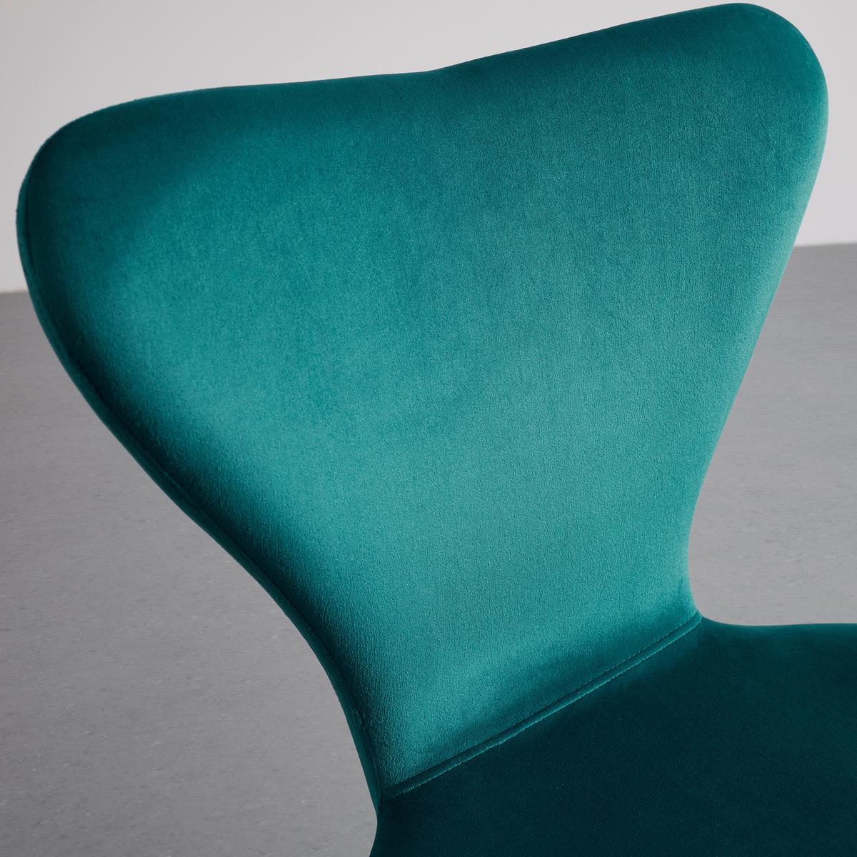 Jídelní židle ALICIA petrolejová - petrolej/černá, Moderní, kov/dřevo (53/82,5/53cm) - Bessagi Home