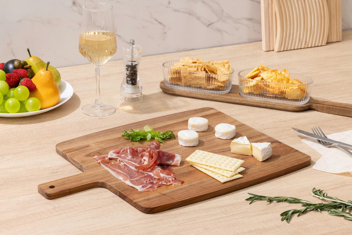 Schneidebrett Marius - Naturfarben, KONVENTIONELL, Holz (50/1,2/35cm) - Luca Bessoni