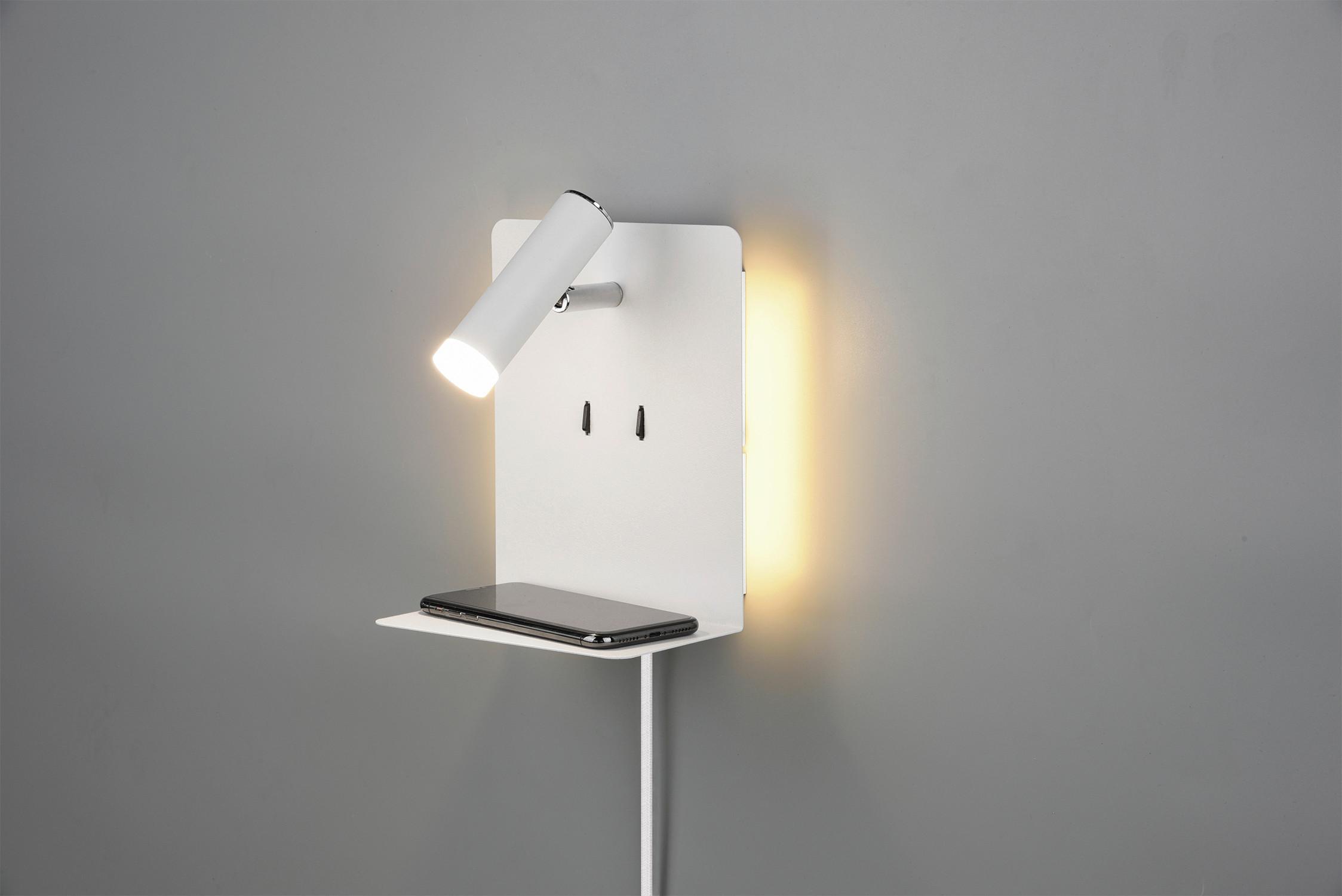 LED-Wandleuchte 222570231 Element - Weiß, Basics, Metall (20/16/14cm) - Trio Leuchten