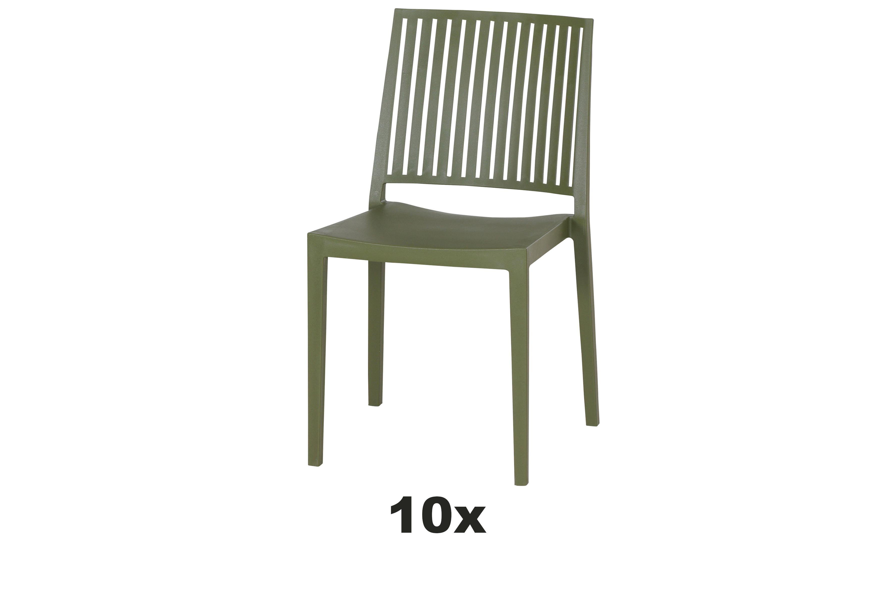 Gartensessel-Set Lane - Grün, Basics, Kunststoff (46/80/56cm) - Siena Garden