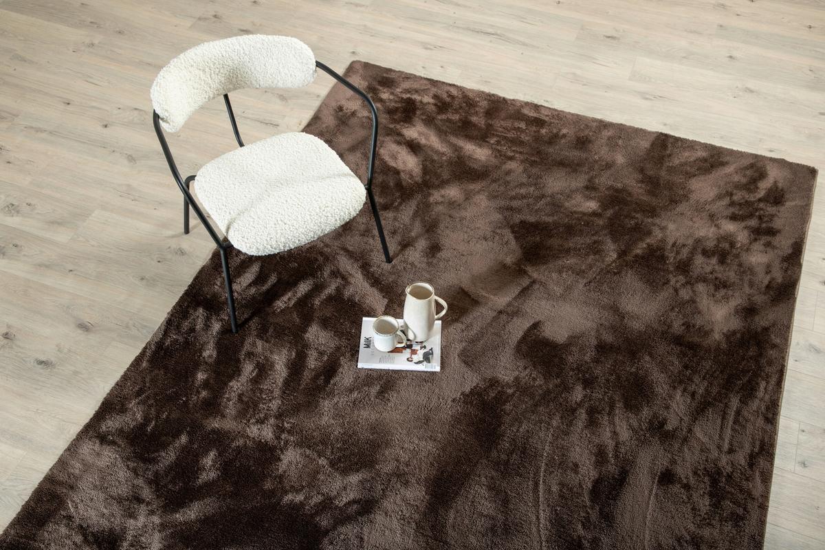 Flachwebteppich Blanca - Braun, LIFESTYLE, Textil (160/230cm) - P & B