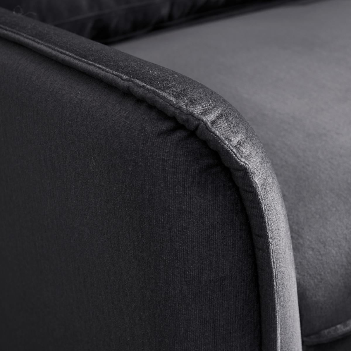 Sedací souprava ANGELINA - šedá/tmavě šedá, Moderní, dřevo/textil (229/87/154cm) - Bessagi Home