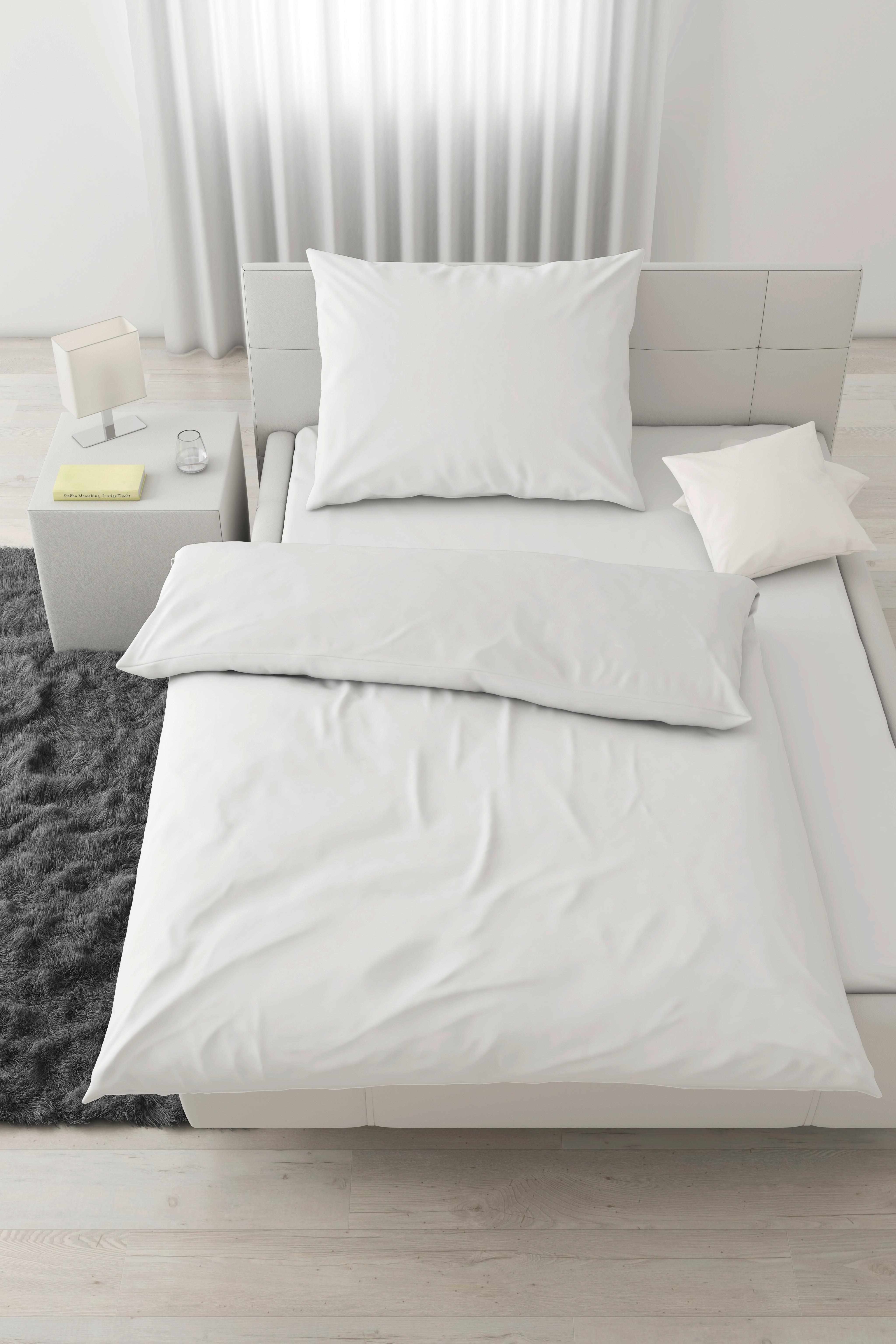 Povlečení Iris, 140/200cm, Bílá - bílá, Moderní, textil (140/200cm) - Modern Living