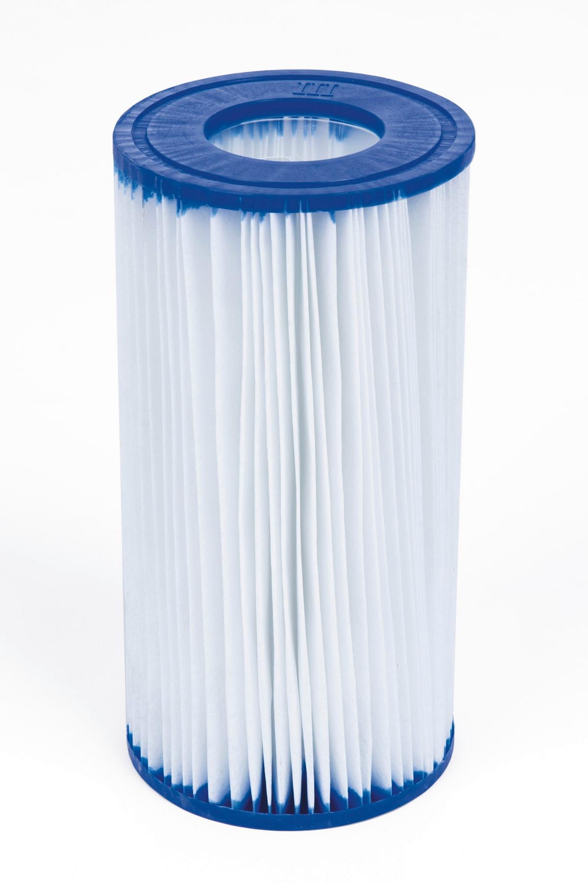 Bestway Stahlwandpool Rund Steven mit Pumpe ⌀ 549 cm - Blau/Grau, Basics, Kunststoff/Metall (549/122cm) - Bestway