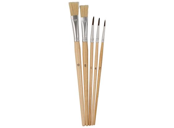 Pinselset 5 Stk./Pkg. - Holz (7/28/1cm) Pinselset 5 Stk./Pkg. - Holz (7/28/1cm)