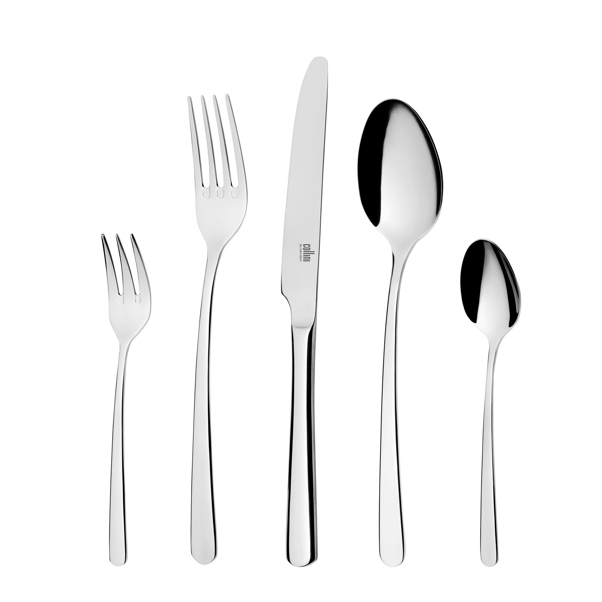 BESTECKSET UNDICI - Silberfarben, Basics, Metall - Collini