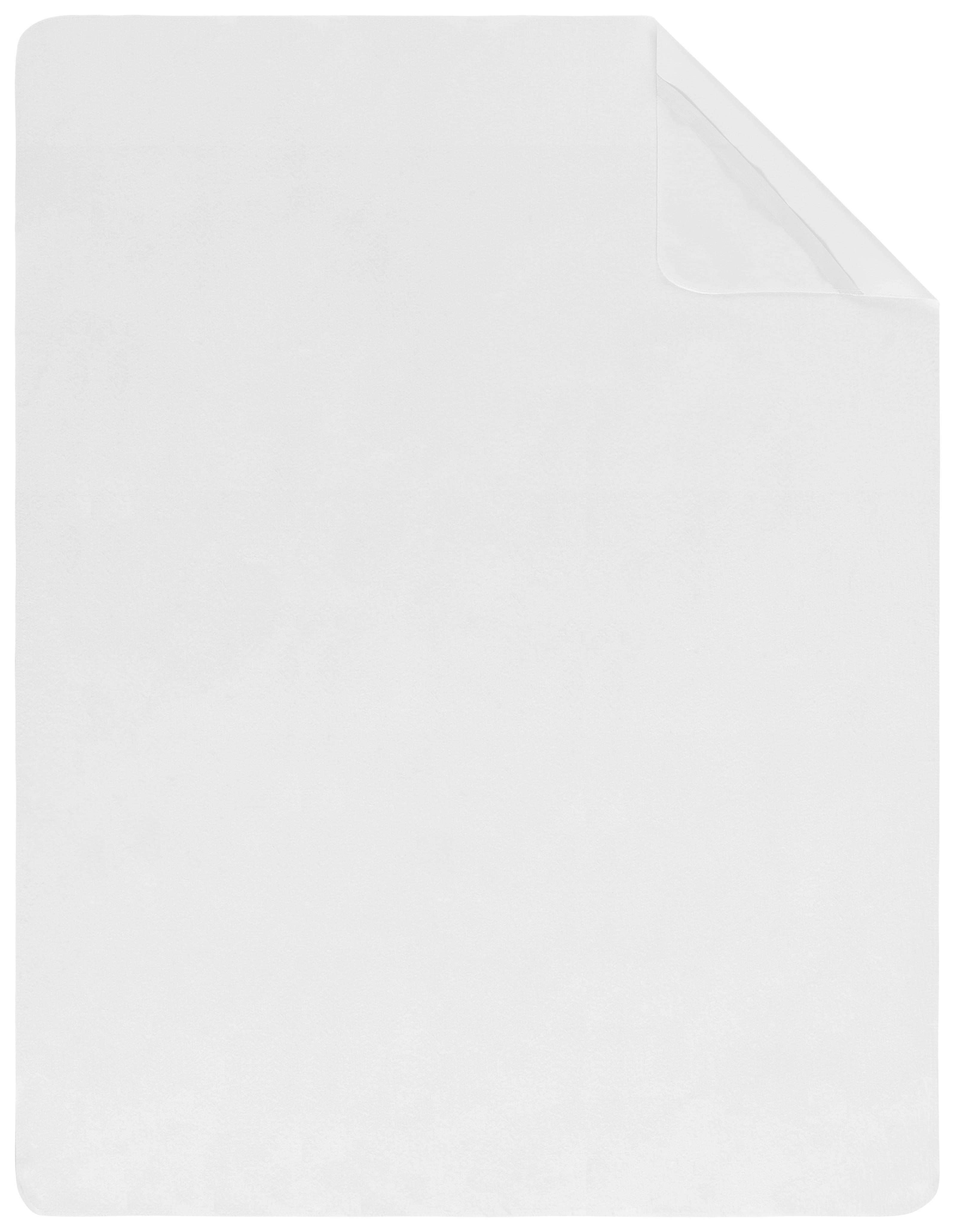 Chránič matrace Xaver, 140-160/200cm, béžová - bílá, textil/plast (140-160/200cm) - Modern Living