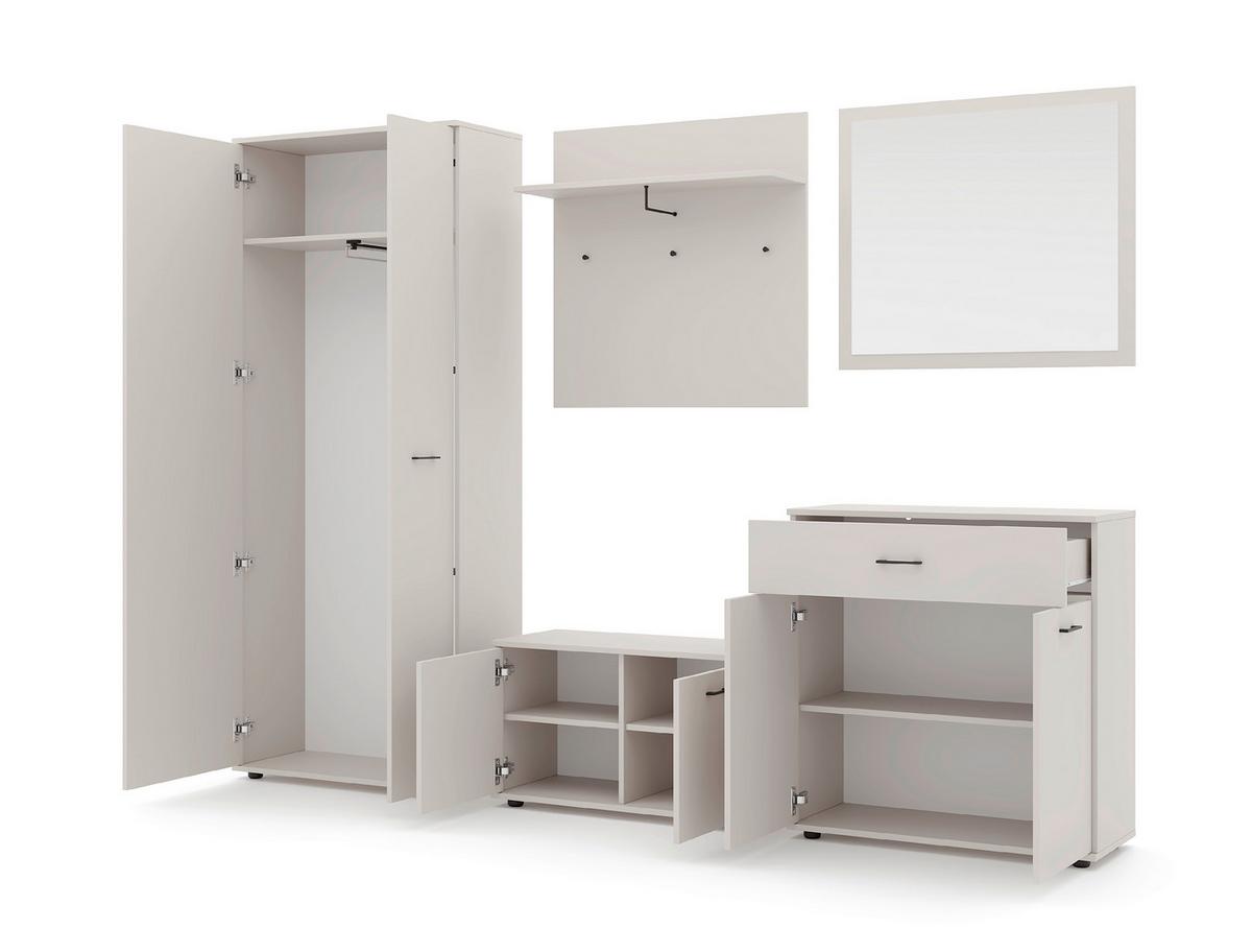 Šatna Greta, kašmír - kašmírová, Konvenční, kompozitní dřevo (220/191/35cm)