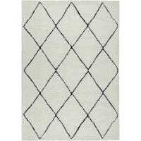 Hochflorteppich Ideal Shaggy 80260 - Schwarz/Weiß, Basics, Textil (160/230cm)