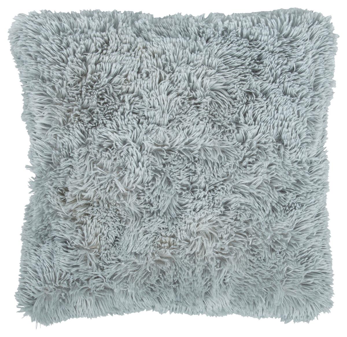 Zierkissen Carina 45x45 cm Textil Silberfarben - Silberfarben, MODERN, Textil (45/45cm) - Luca Bessoni