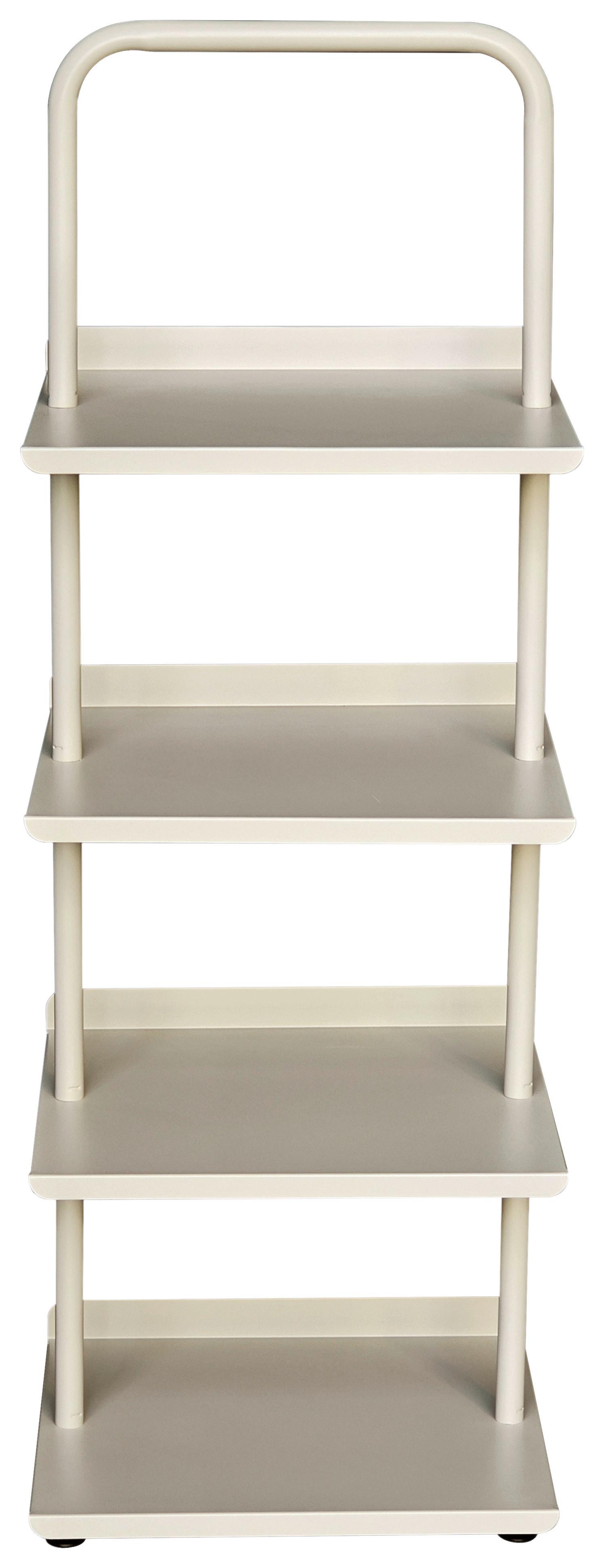 REGÁL JULIA -EXKLUSIV- - čierna/kašmírová, Modern, kov/plast (34/96/32cm) - Mömax