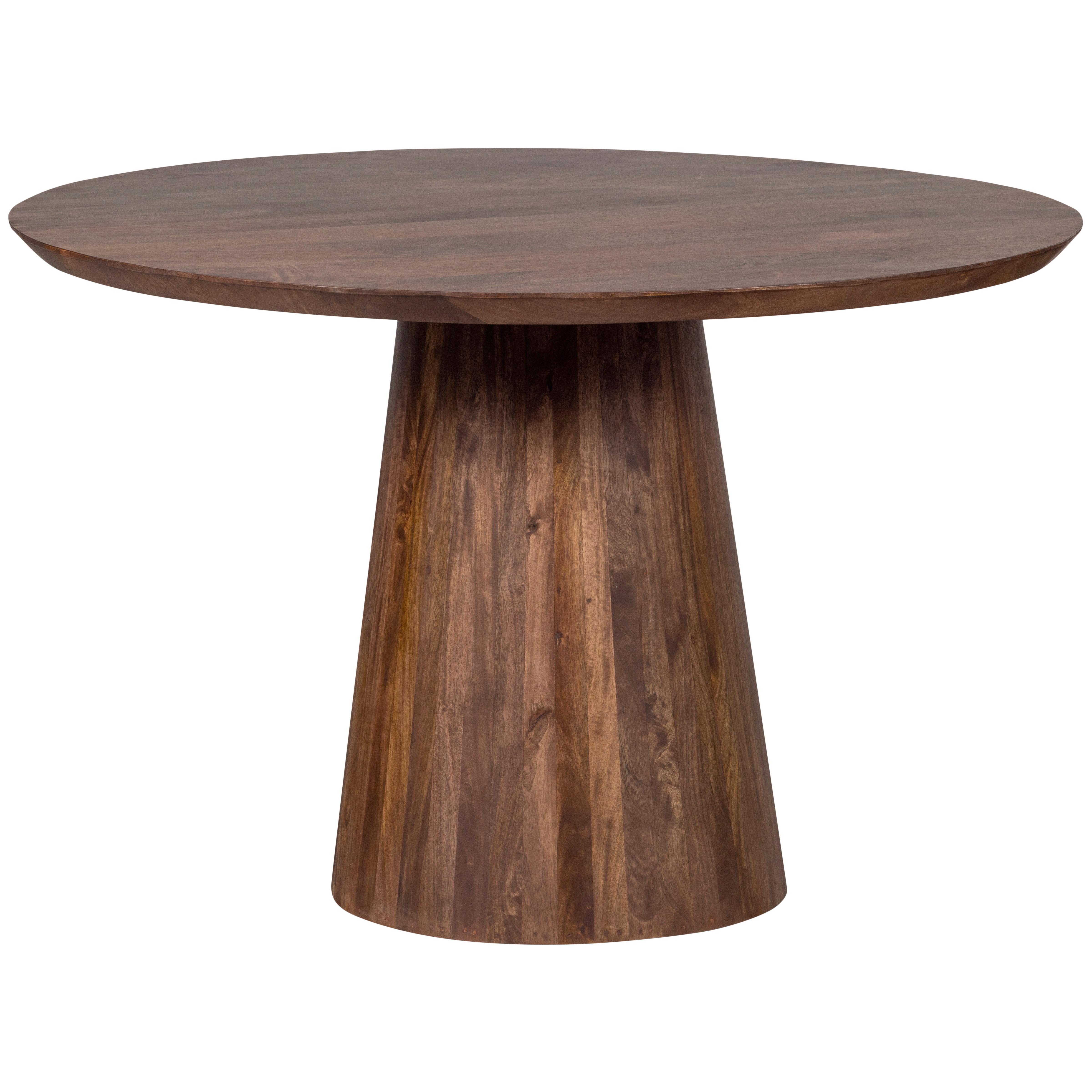 ESSTISCH Limit Walnussfarben L: 130 cm - Walnussfarben, Design, Holz (130/130/76cm) - Livetastic