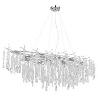 Hängeleuchte Exkl. 14xe14, 40w - Klar/Transparent, KONVENTIONELL, Glas/Kunststoff (150/60/120cm) - Globo