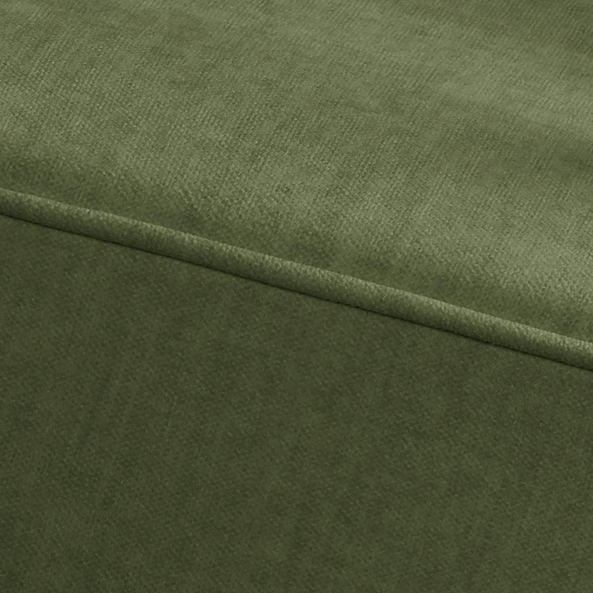 Schlafsofa Laura Dunkelgrün, B: 218cm - Dunkelgrün/Braun, Design, Textil (218/74/91cm) - P & B