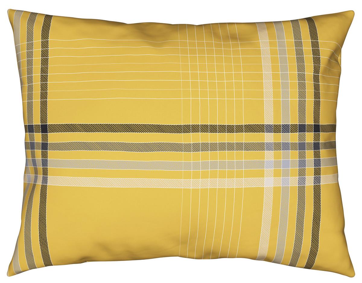 Renforcé Bettwäsche 140x200 cm Sanella Baumwolle Goldfarben - Goldfarben, MODERN, Textil (140/200cm) - Luca Bessoni