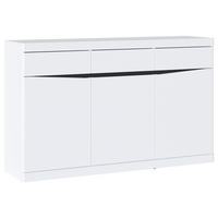 Kommode Turino Neo Weiß/Graphit B: 150cm - Graphitfarben/Weiß, Trend, Holzwerkstoff (150/92,1/39,9cm)