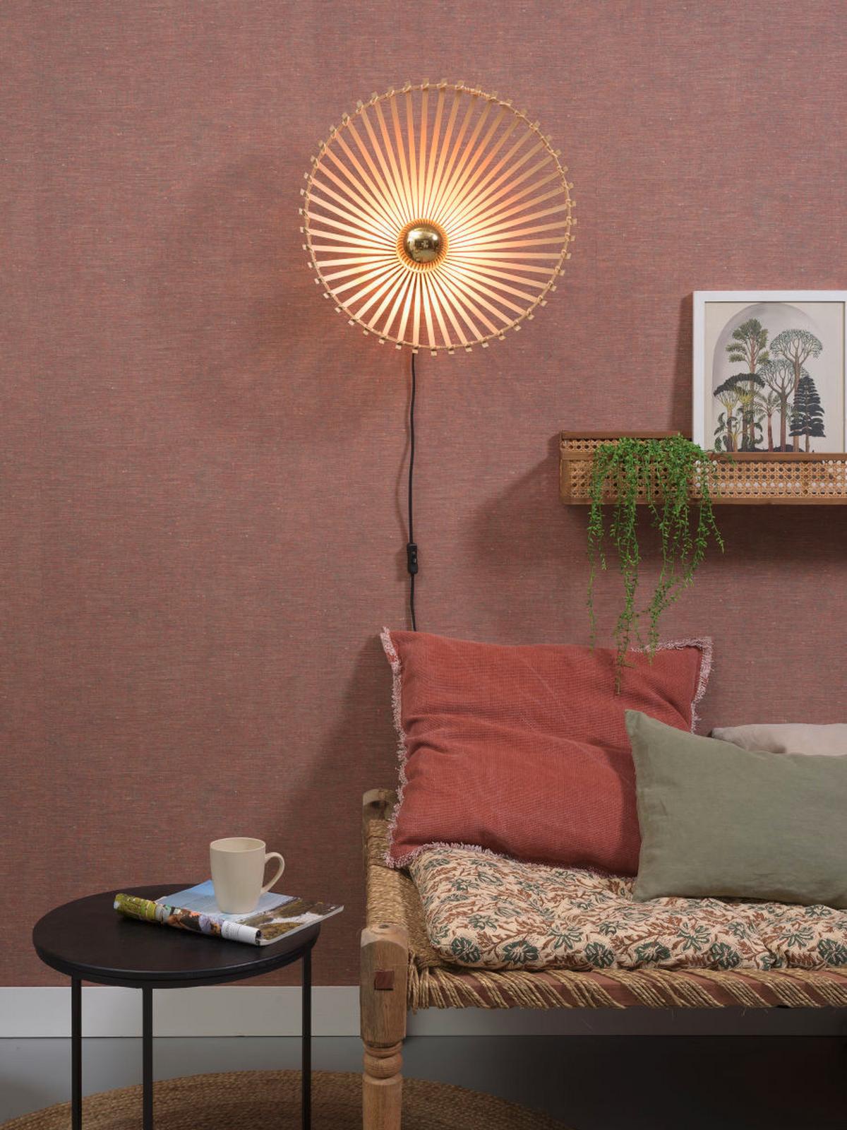 Wandleuchte Bromo/w50/n - Naturfarben, Trend (15/50cm) - Good & Mojo