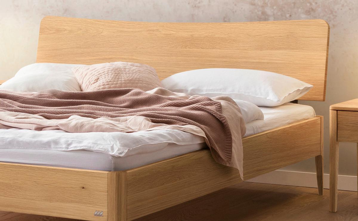 Bett Spezia Eichefarben Lf: 140x200 Cm - Eichefarben, KONVENTIONELL, Holz (140/200cm) - Hasena