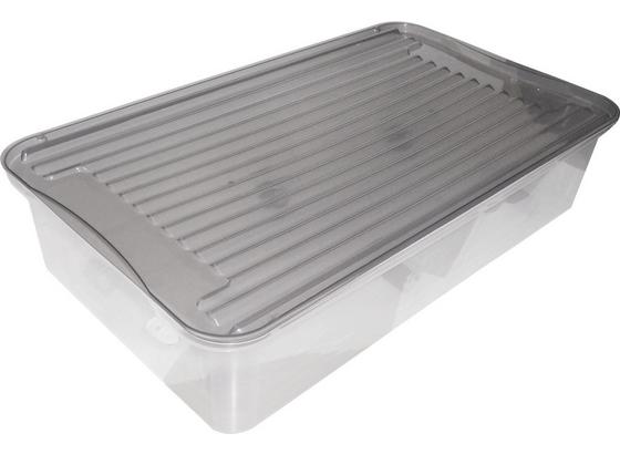 Ágy Alatti Tároló Műanyag - tiszta, konvencionális, műanyag (76/17/39cm) Ágy Alatti Tároló Műanyag - tiszta, konvencionális, műanyag (76/17/39cm)