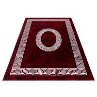 Teppich Läufer Rot/weiß Plus 80x300 Cm - Rot/Weiß, Design, Textil (80/300cm)