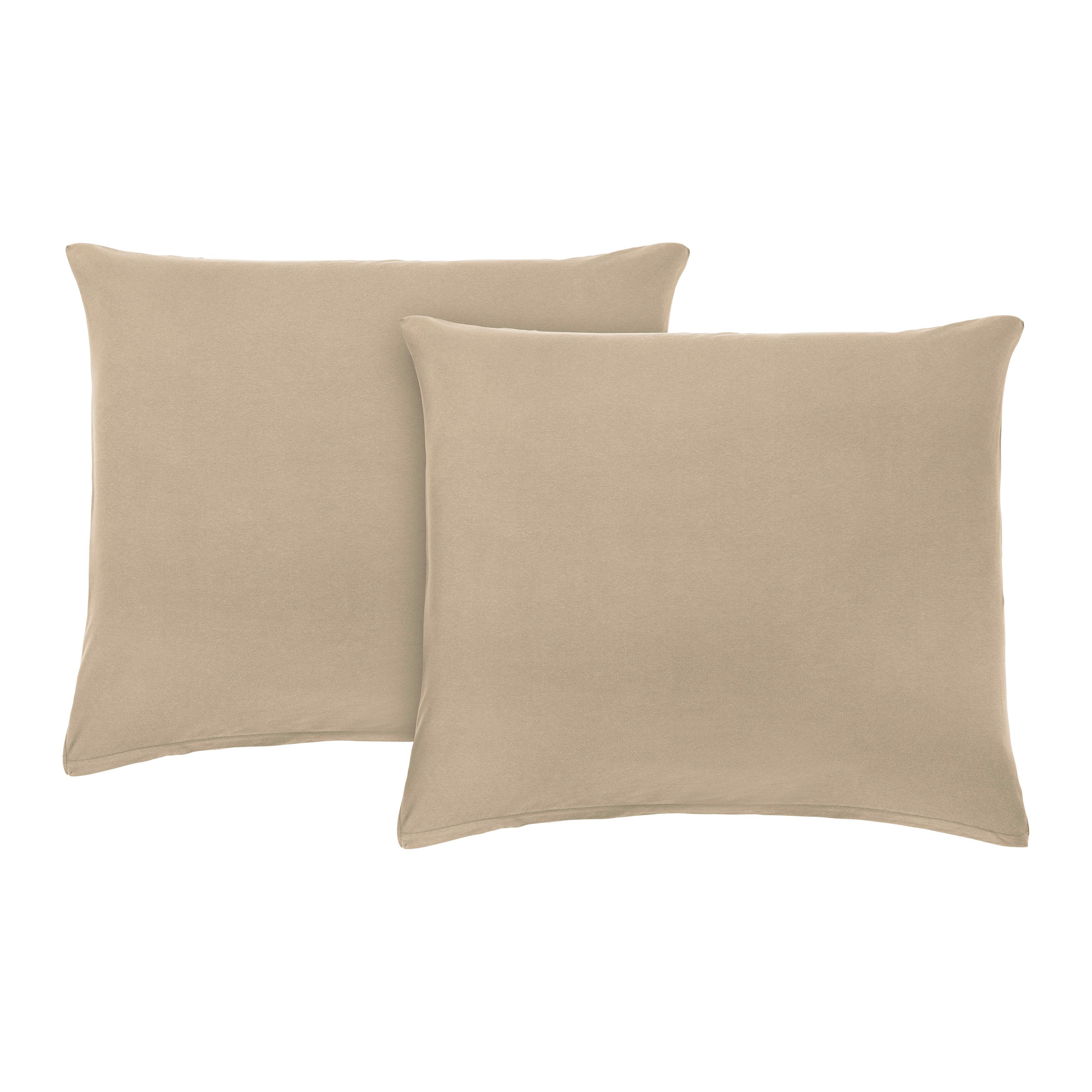 Sada poťahov na vankúše Basic, 70/90cm, kameň - béžová, Modern, textil (70/90cm) - Modern Living