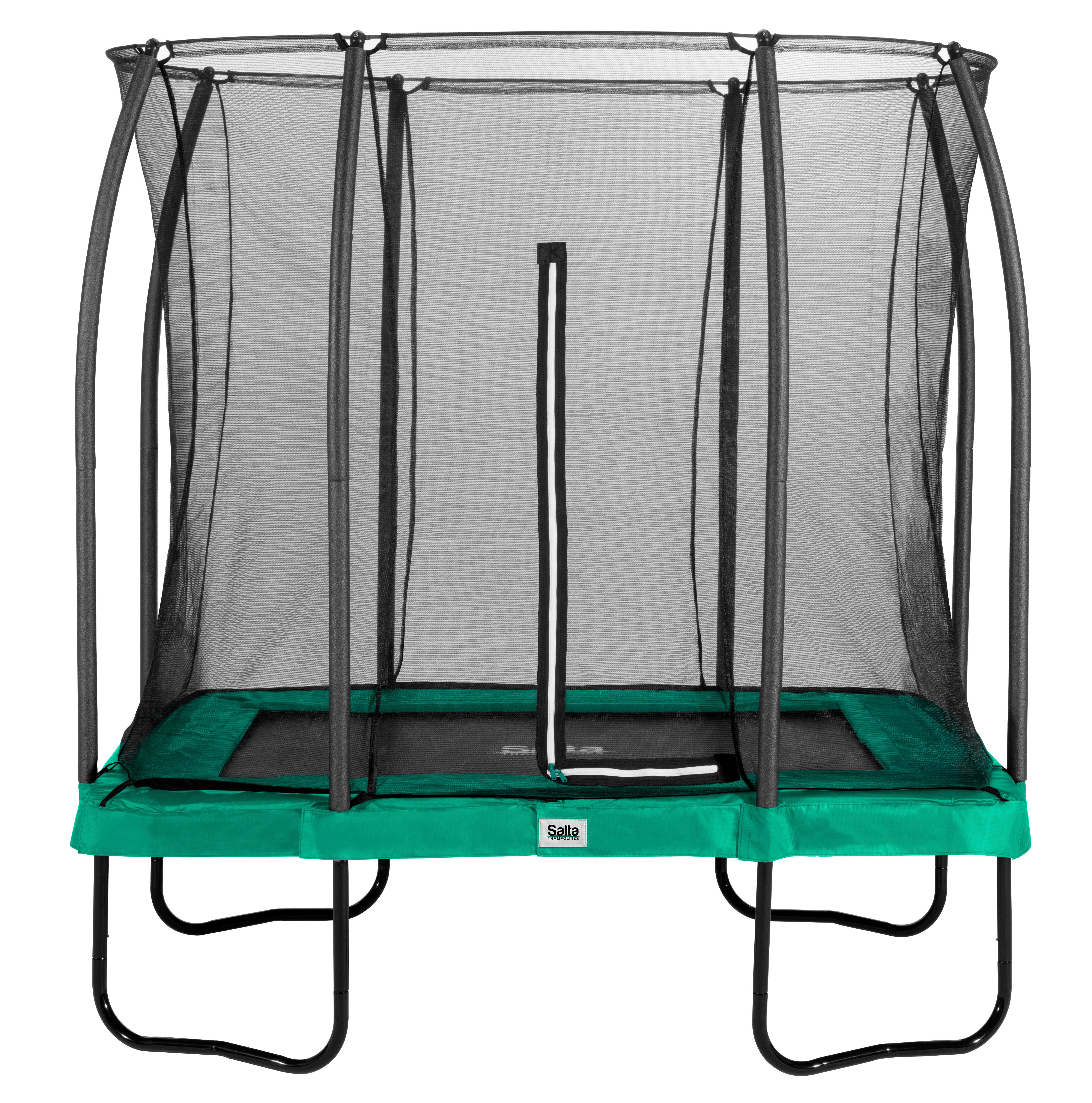 Trampolin 5091g - Grün, KONVENTIONELL (153/214cm) - Salta