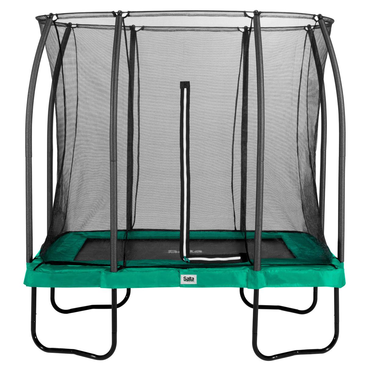Trampolin 5091g - Grün, KONVENTIONELL (153/214cm) - Salta