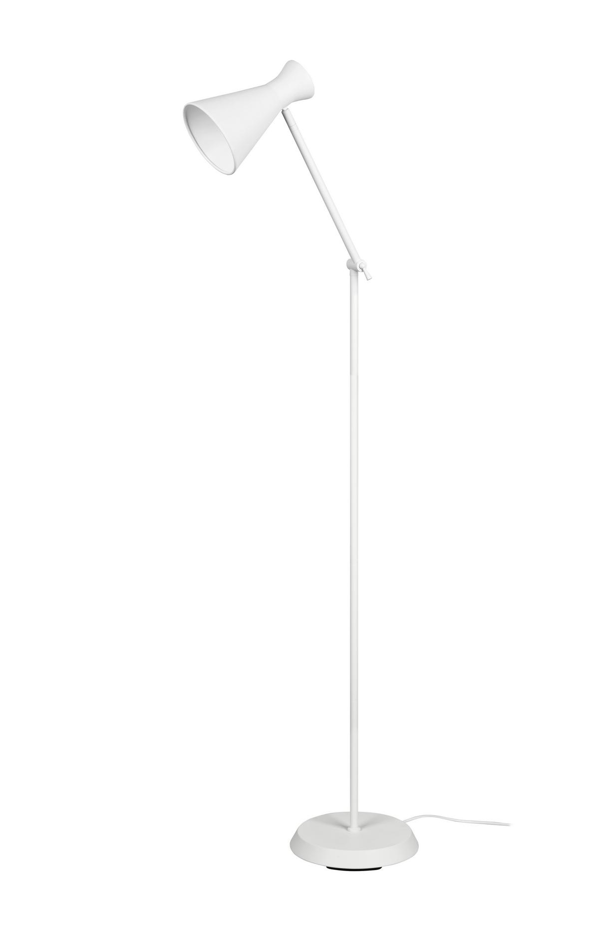 Stehleuchte R40781031 Enzo - Weiß, KONVENTIONELL, Metall (48,8/25/150cm)
