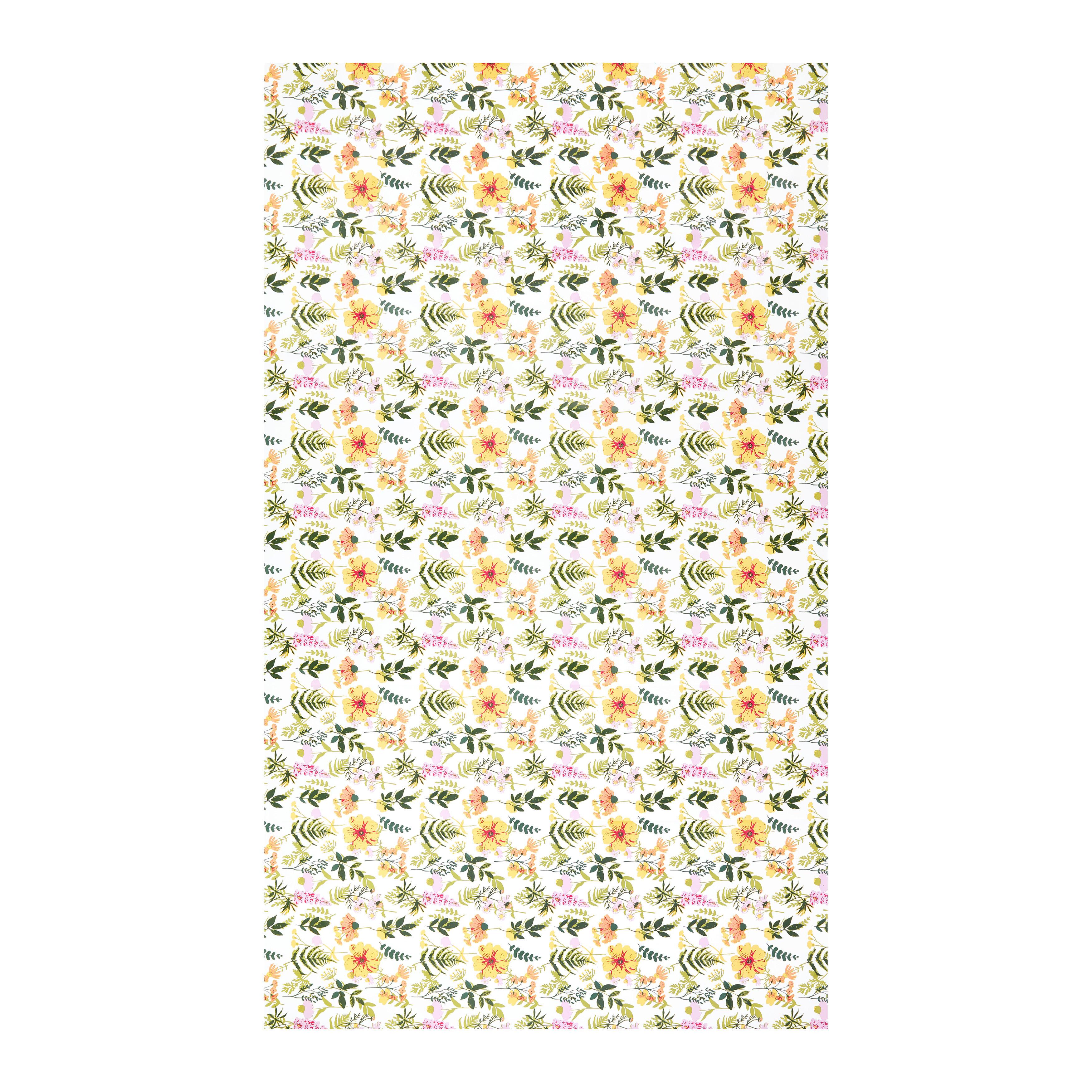 Ubrus Petra, 140/240cm,zelena,žlutá - bílá/růžová, Konvenční, textil (140/240cm) - Modern Living