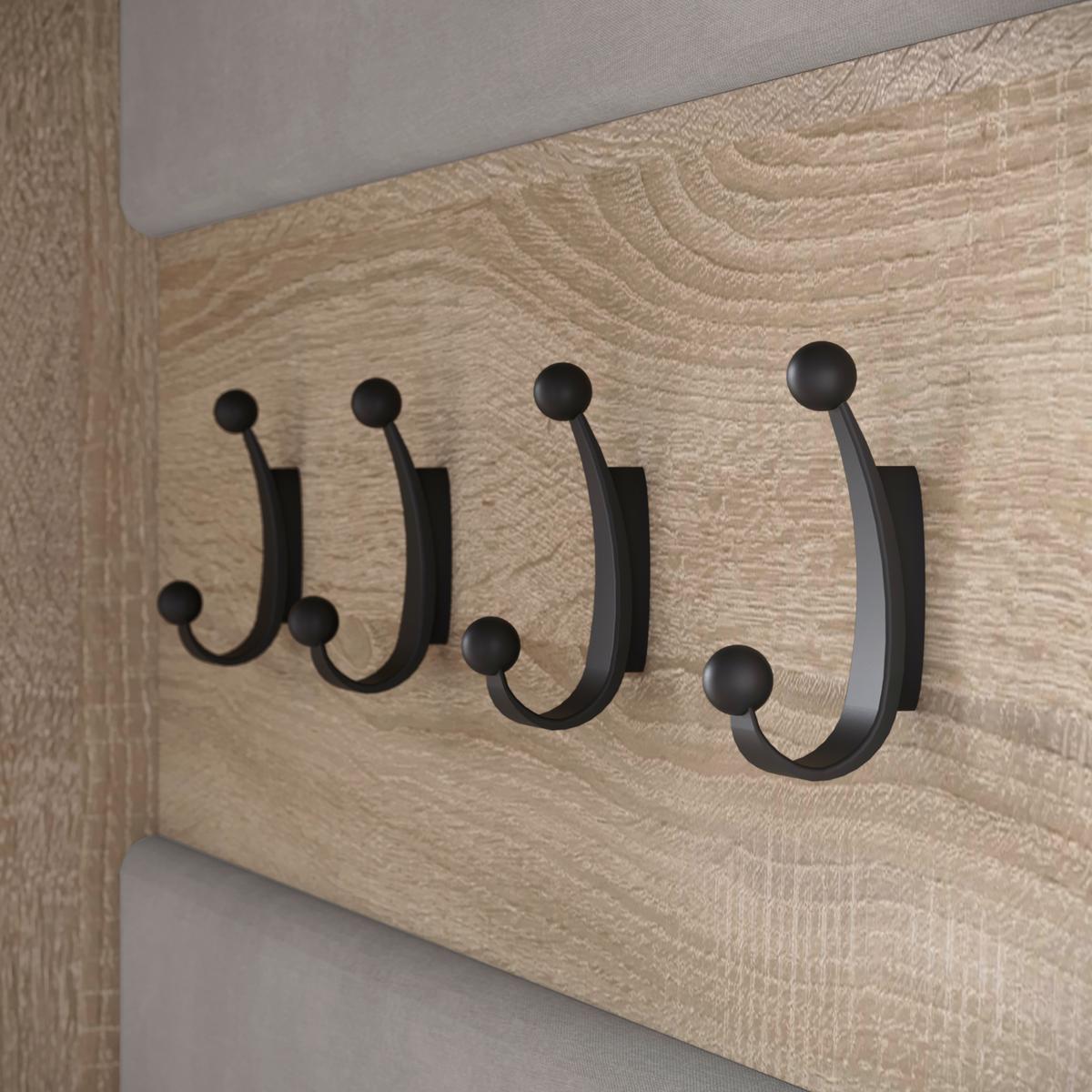 Garderobe Tejo Sonoma Eiche B: 115 cm - Sonoma Eiche, Design, Holzwerkstoff (115/231,9/37,5cm) - Livetastic